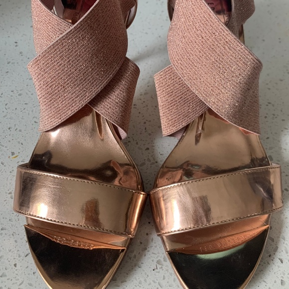 Ted Baker Shoes - GUC | Ted Baker London Leniya Rose Gold Sandal